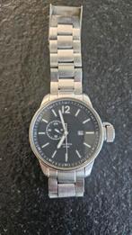 Nautica multifunction black/steel 45mm, Ophalen of Verzenden, Zo goed als nieuw, Staal, Staal