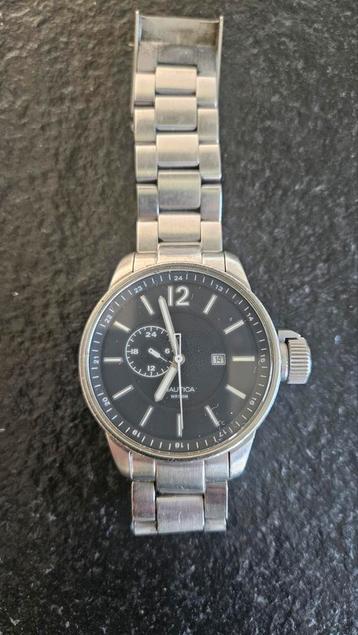 Nautica multifunction black/steel 45mm beschikbaar voor biedingen