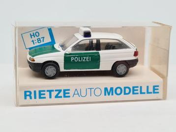 Opel Astra politie - Rietze 1/87 beschikbaar voor biedingen