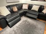 KOOPJE! Lederen hoeksalon NATUZZI incl 2 elektr. relaxzetels, Huis en Inrichting, Ophalen, Hoekbank, 300 cm of meer, Zo goed als nieuw