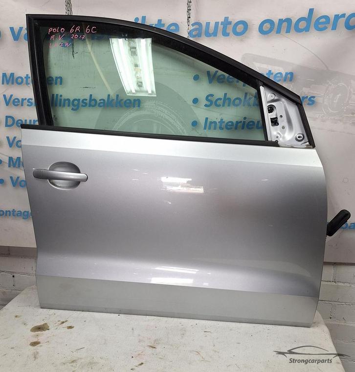 Deur Portier VW Polo 6R 6C rechts voor 5 deurs compleet LA7W, Auto-onderdelen, Carrosserie, Deur, Volkswagen, Gebruikt, Ophalen of Verzenden