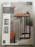 Livarno San Diego bijzettafel, Huis en Inrichting, Ophalen, Minder dan 55 cm, Metaal of Aluminium, Nieuw