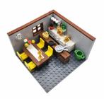 Compatible LEGO : une salle à manger cosy avec une belle cui