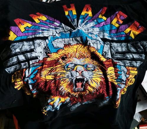 Chemise de groupe Van Halen 1982 taille Meduim, Collections, Musique, Artistes & Célébrités, Utilisé, Vêtements, Enlèvement ou Envoi