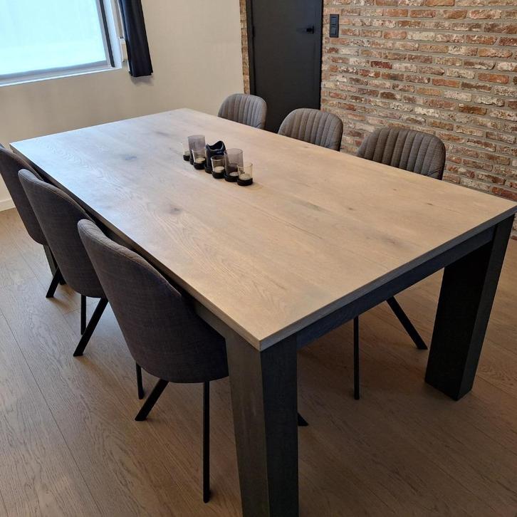 Eetkamer te koop, Huis en Inrichting, Complete eetkamers, Zo goed als nieuw, 6 tot 8 stoelen, Ophalen