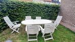 Tuinmeubel, Tuin en Terras, Tuinsets en Loungesets, Ophalen, Kunststof, Gebruikt, 6 zitplaatsen