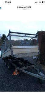 Remorque basculante 2700 kg, Ophalen, Zo goed als nieuw