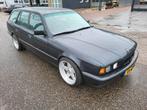 BMW 530I TOURING AUT U9 v8 bj1992 km onlogisch netjes en rij, Automaat, 4 deurs, Zwart, Leder