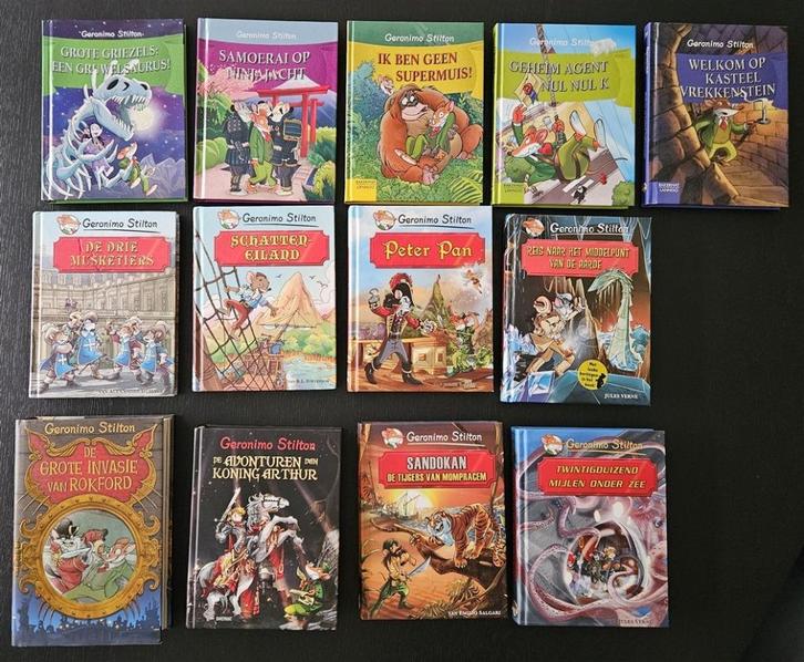 Geronimo Stilton 13 boeken, Boeken, Kinderboeken | Jeugd | onder 10 jaar, Zo goed als nieuw, Fictie algemeen, Ophalen
