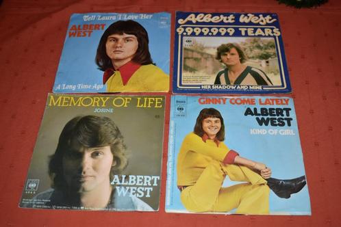 45t's van Albert West op z'n best, Cd's en Dvd's, Vinyl | Pop, Zo goed als nieuw, Overige formaten, Ophalen of Verzenden