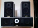 Luidsprekers + subwoofer, Audio, Tv en Foto, Luidsprekerboxen, Gebruikt, Minder dan 60 watt, Front, Rear of Stereo speakers, Ophalen