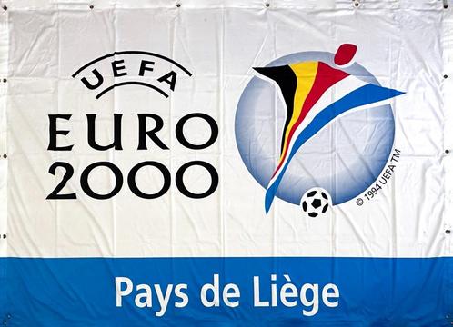 Rare ! Drapeau Officiel Championnat d’Europe UEFA 2000, Collections, Articles de Sport & Football, Neuf, Autres types, Enlèvement ou Envoi