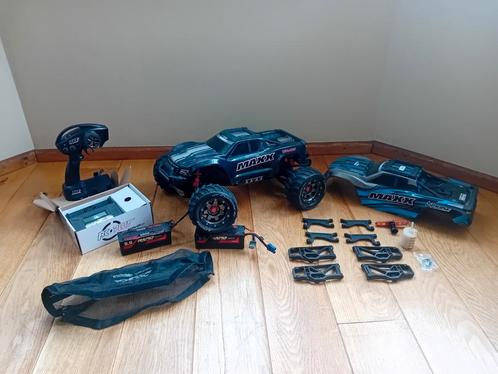 Traxxas maxx V1 met veel upgrades, Hobby en Vrije tijd, Modelbouw | Radiografisch | Auto's, Gebruikt, Auto offroad, Schaal 1:10