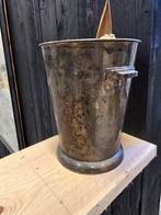 Seau à glace à champagne en métal argenté art déco, Antiquités & Art, Enlèvement ou Envoi