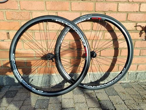 Campagnolo Khamsin G3 wheelset 9 10 11 speed clincher 2007, Sport en Fitness, Wielrennen, Zo goed als nieuw, Overige typen, Ophalen of Verzenden
