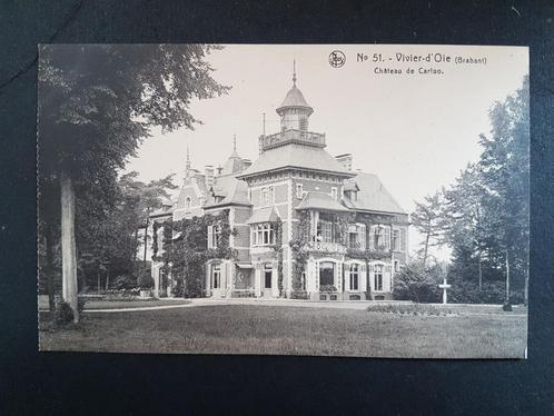 Vivier-d'Ole  Château de Carloo Diesdelle, Verzamelen, Postkaarten | België, Ongelopen, Waals-Brabant, Verzenden