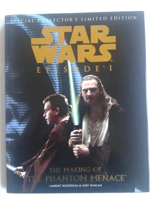 STARWARS BOEK+DVD''THE MAKING OF THE PHANTOM MENACE UIT 1999, Collections, Star Wars, Comme neuf, Livre, Poster ou Affiche, Enlèvement ou Envoi