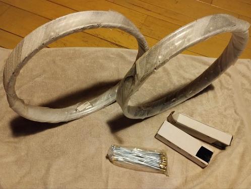 Set 17" Velgen + Spaken compleet (NEW), Fietsen en Brommers, Brommeronderdelen | Algemeen, Nieuw, Overige typen, Ophalen