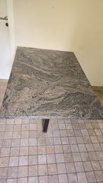 Granieten tafel, Huis en Inrichting, Tafels | Eettafels, 50 tot 100 cm, Overige materialen, 100 tot 150 cm, Rechthoekig