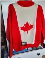 Pull à col roulé fait main (auto-conçu) - Drapeau canadien, Vêtements | Hommes, Eigen ontwerp (= 1 stuk ), Autres couleurs, Comme neuf