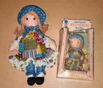Holly Hobbie vintage poppen Rag Doll Knickerbocker USA 1976, Enlèvement ou Envoi, Comme neuf, Poupée