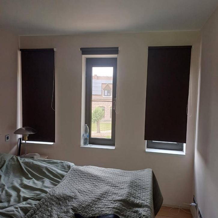 3 smalle oprolgordijnen, Huis en Inrichting, Stoffering | Gordijnen en Lamellen, Zo goed als nieuw, 150 tot 200 cm, 50 tot 100 cm