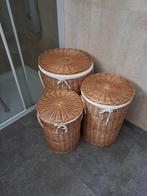 Set linnenmanden, Huis en Inrichting, Badkamer | Badkamermeubels, Ophalen, Zo goed als nieuw