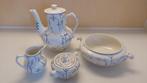 Koffieset in Delfts Blauw en soepterrine, Enlèvement, Comme neuf