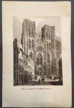 1853 - Bruxelles Sainte Gudule / Brussel, Antiquités & Art, Enlèvement ou Envoi