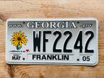 Amerikaanse nummerplaat Georgia USA, Ophalen of Verzenden, Gebruikt, Auto's