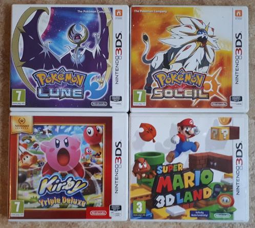 GROS CHOIX LOT JEUX NINTENDO DS 2DS 3DS **** MARIO POKEMON KIRBY