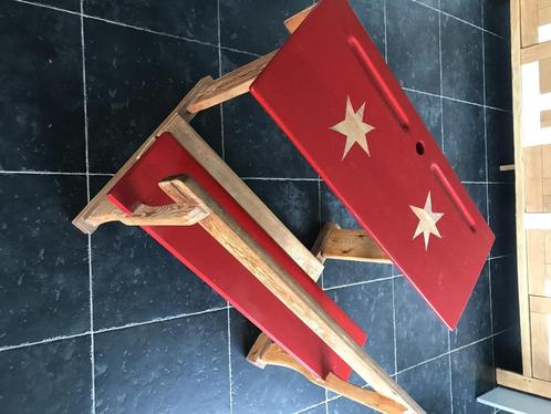 schoolbank vintage, Antiek en Kunst, Antiek | Meubels | Stoelen en Sofa's, Ophalen of Verzenden