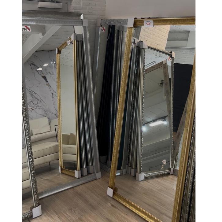 Grands miroirs - NEUFS, Huis en Inrichting, Woonaccessoires | Spiegels, Nieuw, 75 tot 100 cm, 150 tot 200 cm, Rechthoekig, Ophalen of Verzenden
