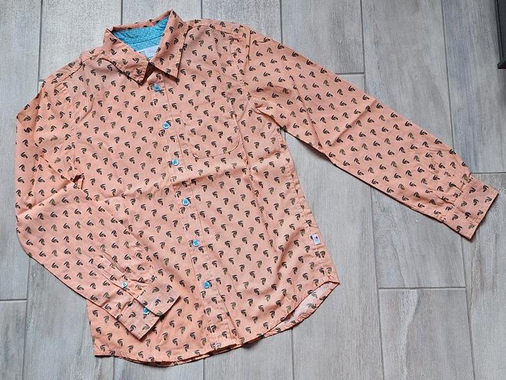 ★ M152 - Nieuw cool hemd blue bay, Kinderen en Baby's, Kinderkleding | Maat 152, Nieuw, Jongen, Overhemd of Blouse, Ophalen of Verzenden