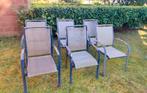 6 Chaises de jardin, Enlèvement, Aluminium