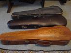 3 boites à violon anciennes, Musique & Instruments, Instruments à cordes frottées | Violons & Altos, Violon 4/4, Enlèvement, Utilisé