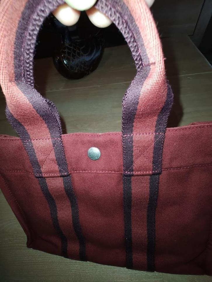 Hermès Tote Bag Bordeaux, Handtassen en Accessoires, Tassen | Damestassen, Zo goed als nieuw, Handtas, Rood, Ophalen of Verzenden