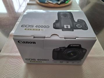 Canon EOS 4000D + 18-55mm DC zwart met garantie en factuur beschikbaar voor biedingen