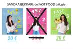FASTFOOD 1 & 3 van Sandra Bekkari, Enlèvement ou Envoi, Comme neuf, Cuisine saine