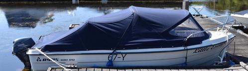 Sloep RYDS 480 met trailer, Watersport en Boten, Sloepen, Gebruikt, 10 tot 30 pk, Buitenboordmotor, Benzine, Polyester, Ophalen