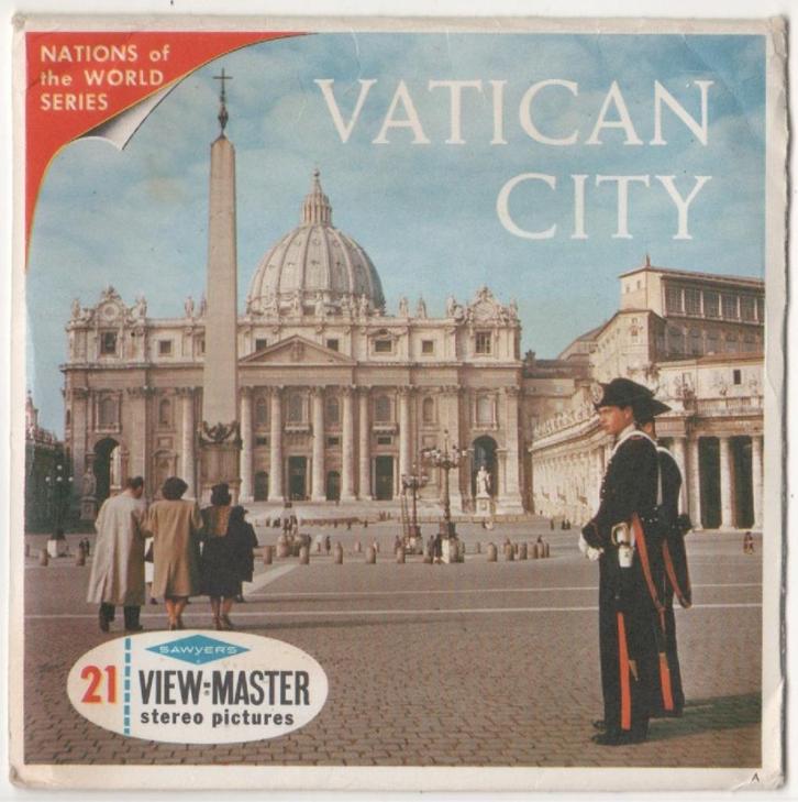 View-master The Vatican B 178 Boekje in het Engels, Antiek en Kunst, Antiek | Speelgoed, Ophalen of Verzenden