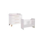 Transland 2-delige babykamer (babybed + commode), Ophalen, Gebruikt, Jongetje of Meisje