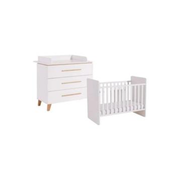 Transland 2-delige babykamer (babybed + commode) beschikbaar voor biedingen