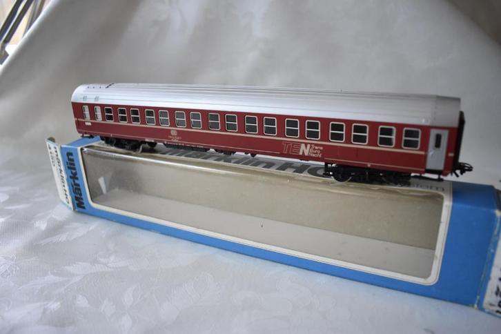 (9P) Märklin wagon 4150 met opschrift TEN met verlichting, Hobby en Vrije tijd, Modeltreinen | H0, Nieuw, Wagon, Wisselstroom