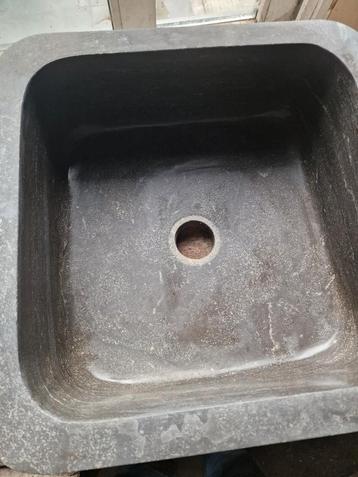 2 x vasque et lavabo en pierre bleue., Enlèvement, Comme neuf