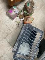 Cage cobaye/cochon d’Inde + accessoires et nourriture, Enlèvement, Utilisé