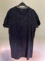 Donkerblauw t-shirt met wit spikkeltje, JBC, maat Large, Kleding | Heren, T-shirts, Maat 52/54 (L), Blauw, Ophalen of Verzenden