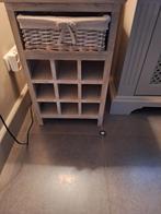 bijzetkastje -wijn +mandje, Ophalen, Huis en Inrichting