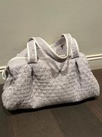 Sac à langer gris et blanc matelassé "Theophile et Patachou", Ophalen, Zo goed als nieuw, Schoudertas