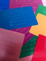 Cartes de visite en métal, paquet de 10, Enlèvement ou Envoi